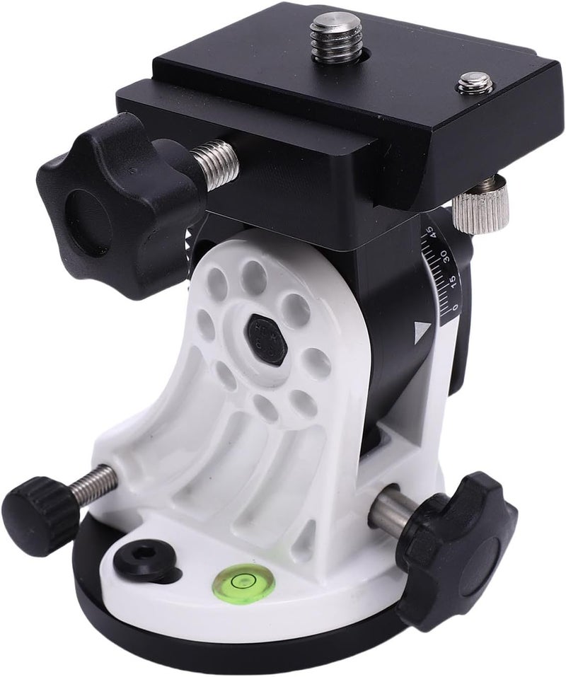 Dpofirs Telescope Mount, Latitude Adjustment Seat, 90 Degree Adjustable, Aluminum Alloy Latitude Base Mount, for Astronomy Telescope Accessory (White) - Image 1